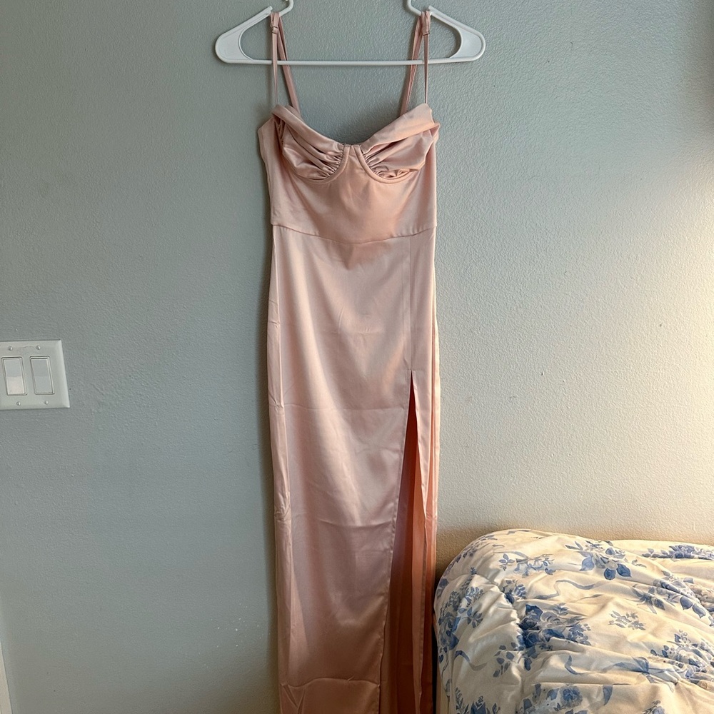 BABYBOO ALORA MAXI DRESS - BLUSH
